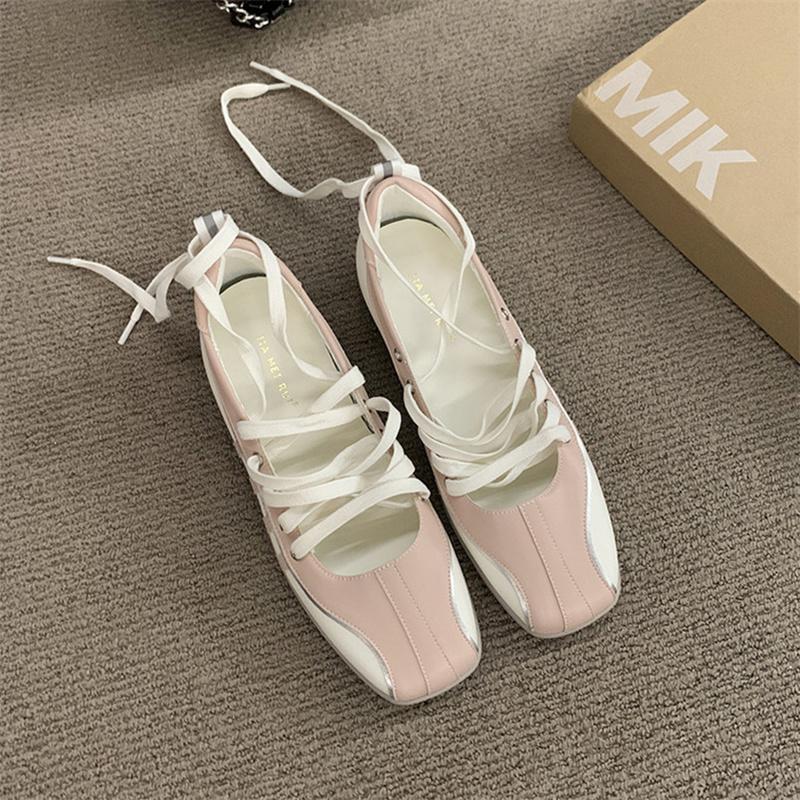 Fashion IPPEUM Women Ballet Flats Sneakers 2025 New Fashion Shoes Mary Janes Ballerina Flat