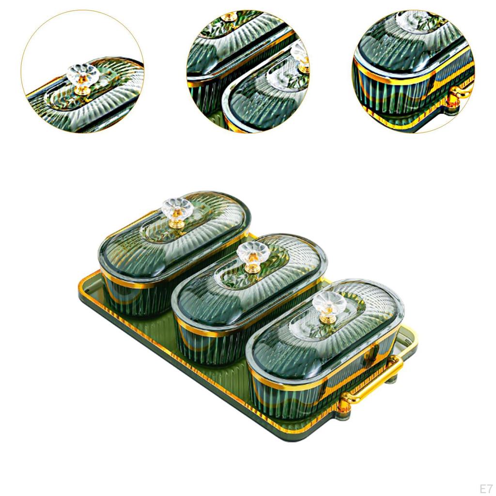 Divided Platter for Nuts and Snacks in Living Room