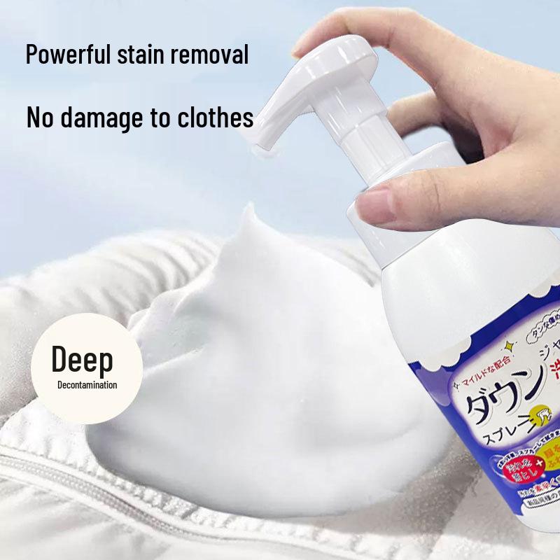 Waterless Foam Cleaner for Cotton Clothes - No-Wash Dry Cleaning Agent