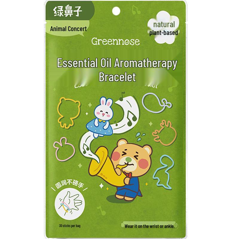 Green Nose Essential Oil Mosquito Repellent Bracelets