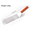 Spatula Kitchen Turner Stainless Steel Grill Cooking Utensil for BBQ Beef Steak, Slotted Turner with Plastic Handle