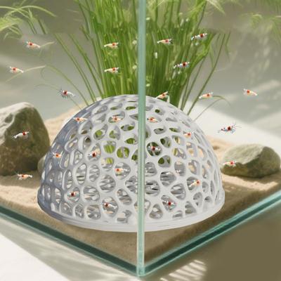 Yousheng Aquarium Versteckhöhle Unterschlupf Aquariumdekoration Hohl Halbkugelförmiges Versteck für Kleine Fische Garnelen Zucht Ruhen Spielen