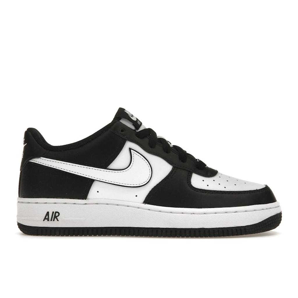 Nike Air Force 1 07 GS Panda Kids Sneakers Black White DV1621-001
