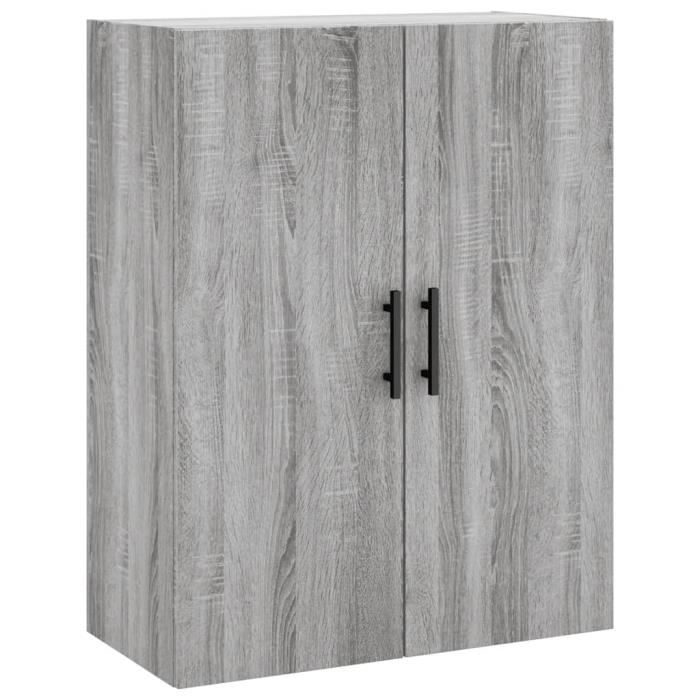 VidaXL Wall Cabinet Sonoma Grey 69.5x34x90 Cm 828450