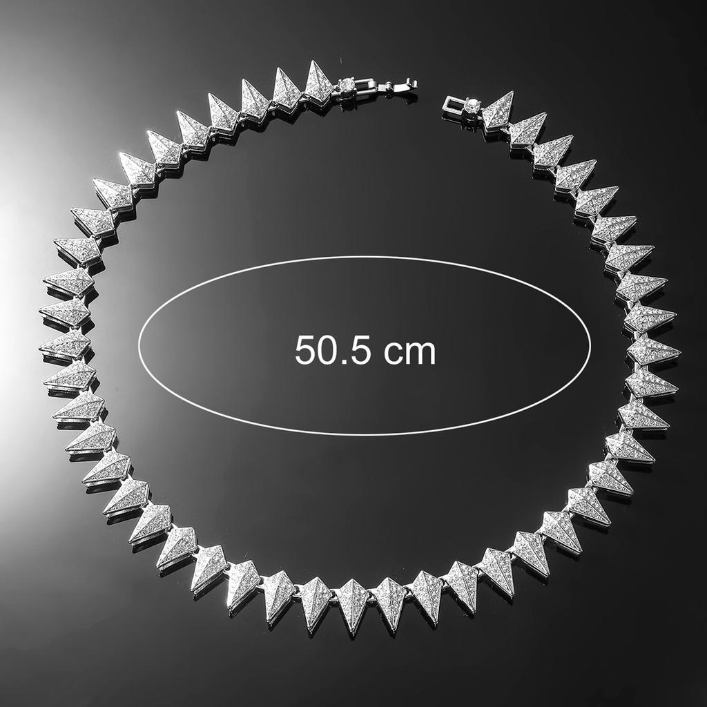 2025 New 4mm Iced Out Tennis Chain Necklace  Color Dropwater Charm Bling Hip Hop Jewelry for Men Women  20inch Party Gift