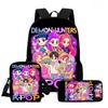Kpop Hexenjäger High Definition Druck Große Kapazität Hoher Wert Anti-Buckel Verschleißfest Große Kapazität Schultasche Grundschule