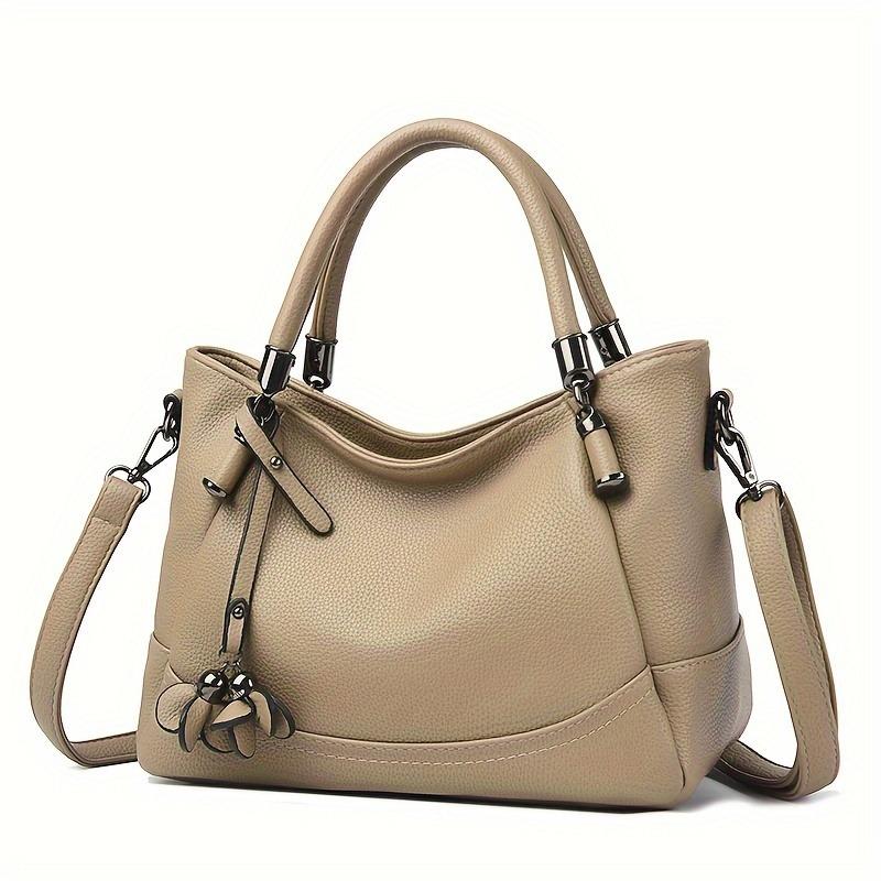 Lychee Pattern Portable Tote Bag Single Shoulder Messenger Women's Bag
