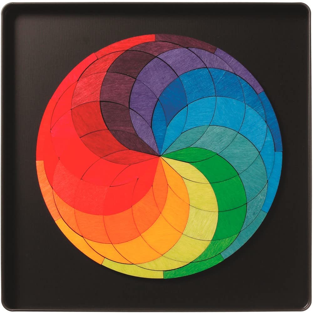 

Игра Гримм и Дизайн Дерево Братья Гримм Мини Магнитный Пазл Цветной Спиральный Круг