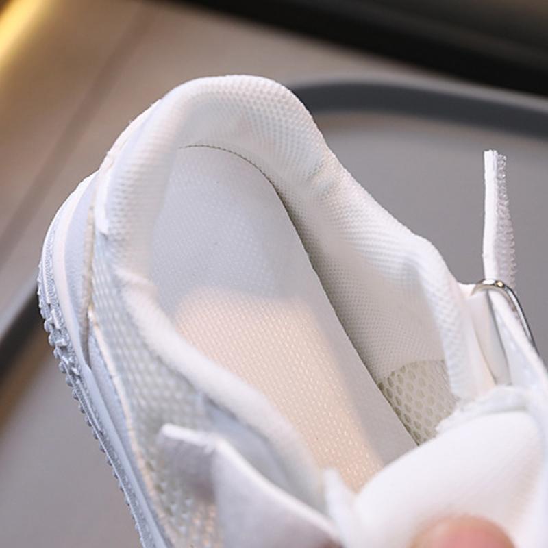 Summer Single Mesh Boys and Girls College Style Fashionable Soft Sole Wear-resistant Sports Shoes