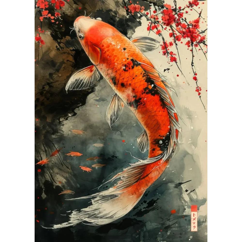 Sumie Japanese Ink Paint Geisha Samurai Landscape Prints Poster Canvas Painting Modern Wall Art Picture Living Room Home Decor