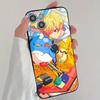 Handsome T-TENMA T-TSUKASA Anime Game P-Project S-Sekai Pjsk Phone Case Cool Black Silicone Soft For IPhone 16 15 14 13 12 11 X