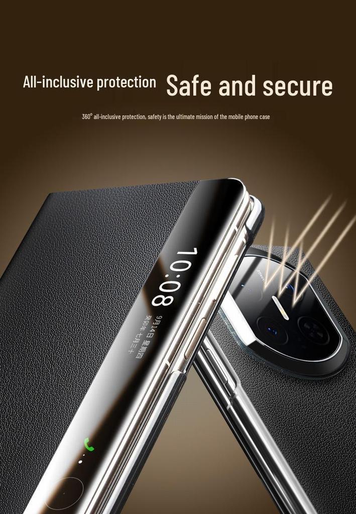 Qiali Huawei Mate X7 Sběratelská edice Originální kožené výklopné pouzdro