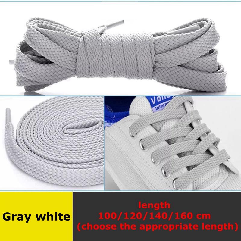 26 Colors Quality Classic Shoelaces for Sneakers Shoe laces flattened Casual Shoelace Elastic Laces 100/120/140/160CM Strings