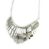 Les Trésors De Lily [M1950] - Silver 'Cléopatra' Designer Necklace