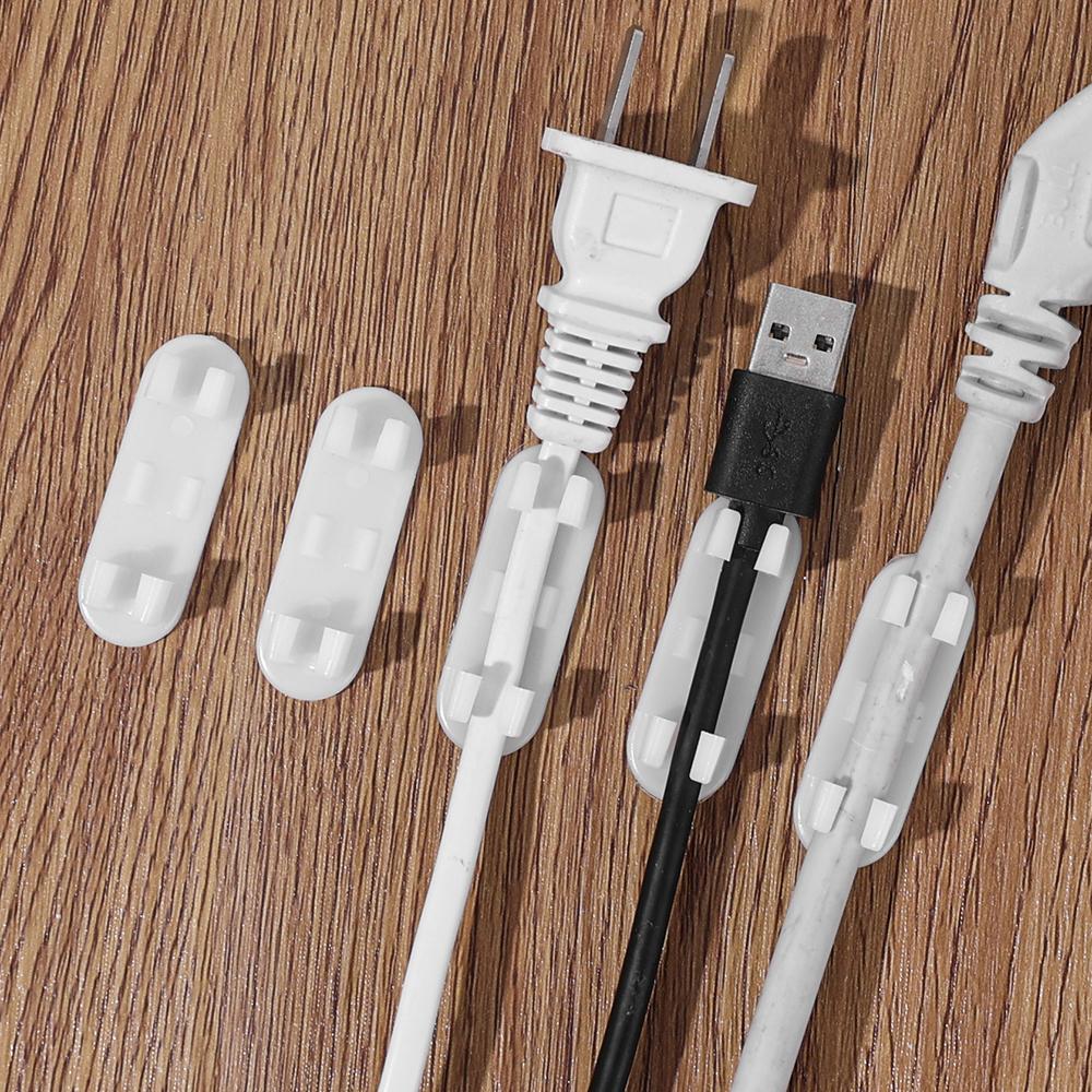 30/20/1pcs Cable Winder Organizer Desktop USB Cable Clips for Headphone Mouse USB Charging Wire Cord Tidy Management Home Office