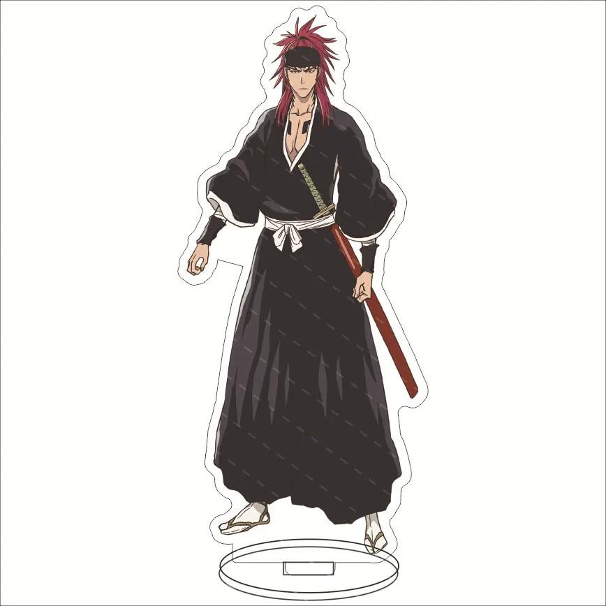Anime BLEACH Acrylic Decorative Crafts Toy 15cm Ichigo Kurosaki Aizen Sousuke Collectible Figures Desktop Home Decoration