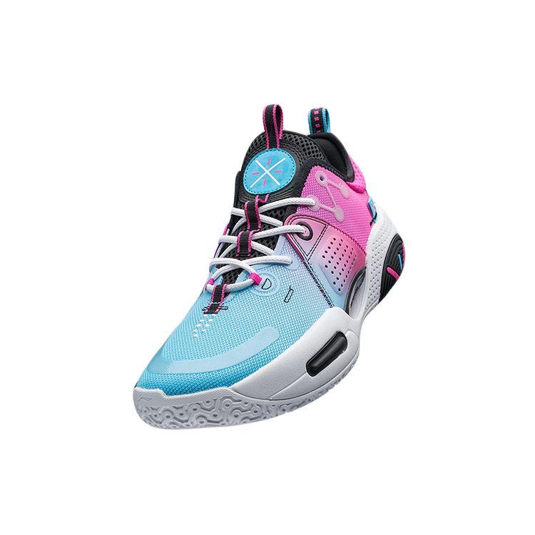 Li-Ning Wade All City 9 V1.5 South Beach Men Sneakers Blue Pink ABAR077-13