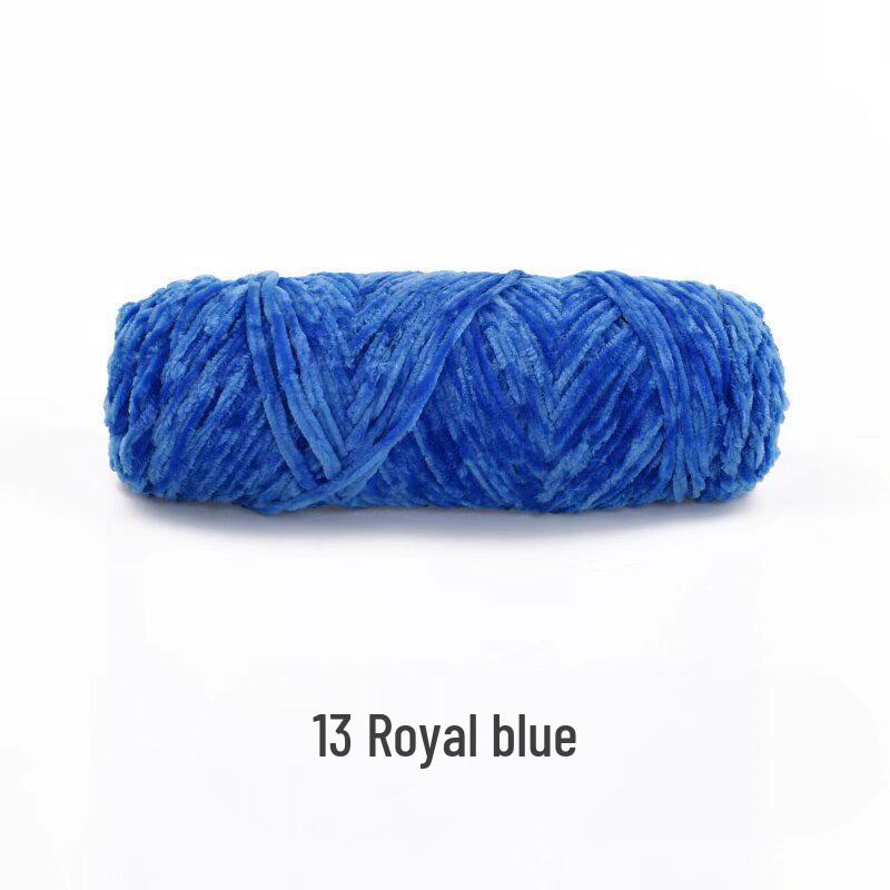 Handmade Chenille Yarn Ball: Velvet Thick Crochet and Knitting Material