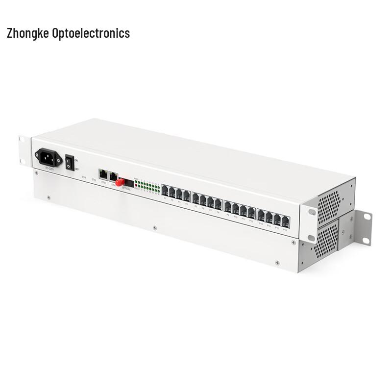 Telephone & Ethernet Fiber Optic Transceiver