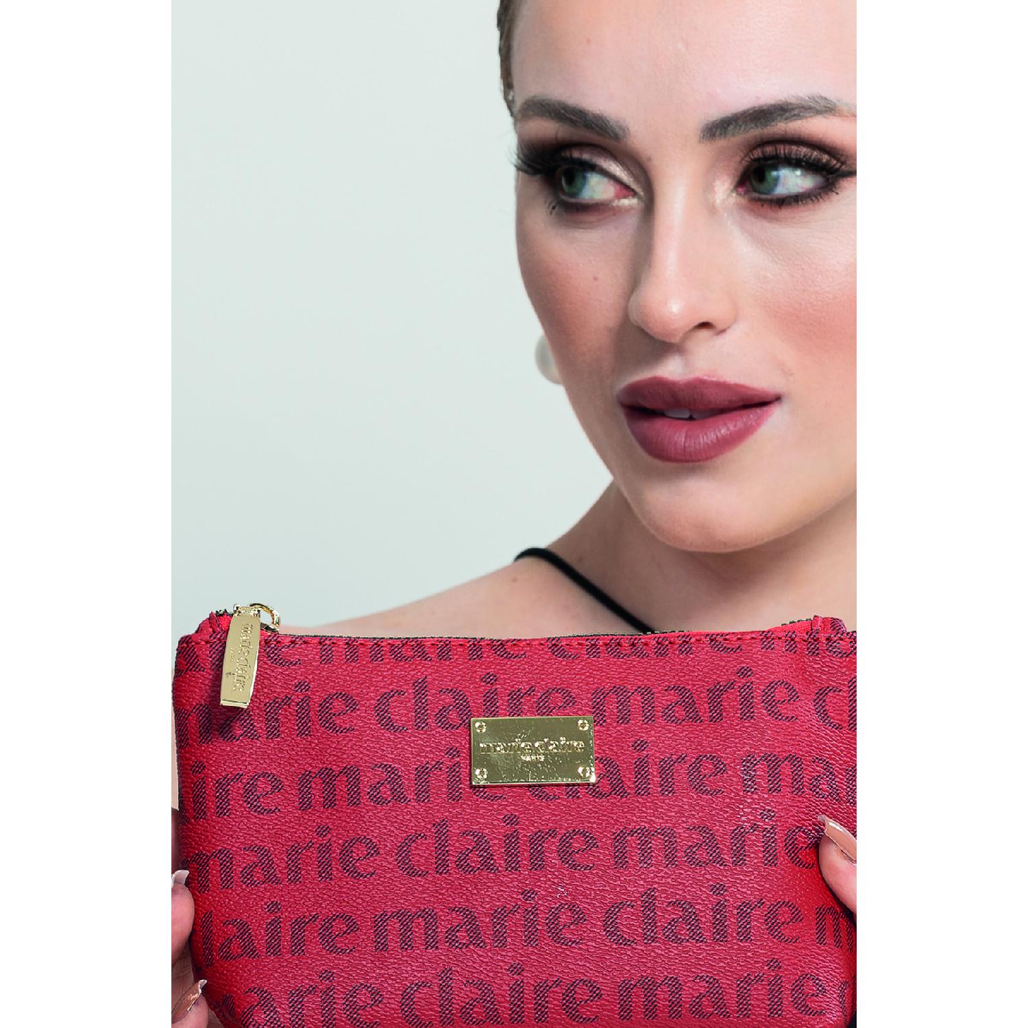 

Бордово-красная женская косметичка Carol Mc212111030