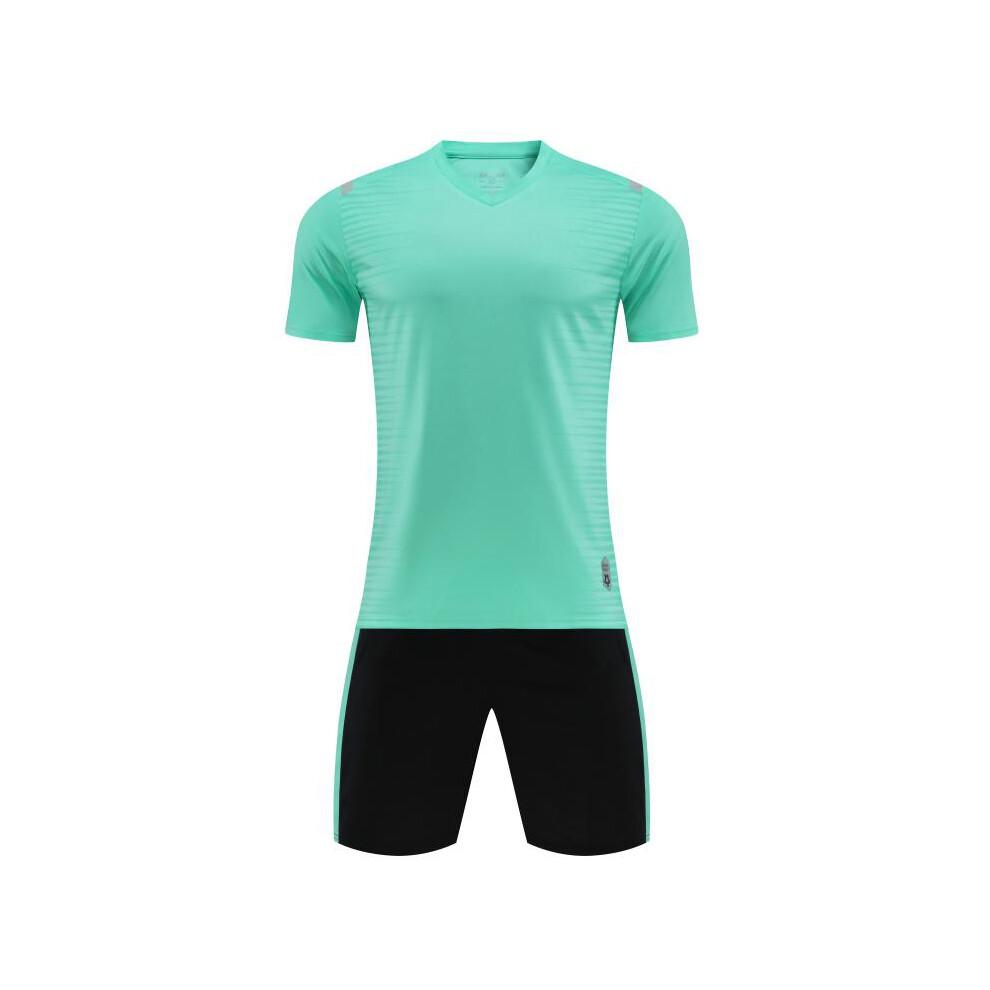(Black Custom, 3XL Height 180-185CM) Football Jerseys Sets Men Sports Soccer Jersey Survetement Football Uniforms Women Soccer Training Suit