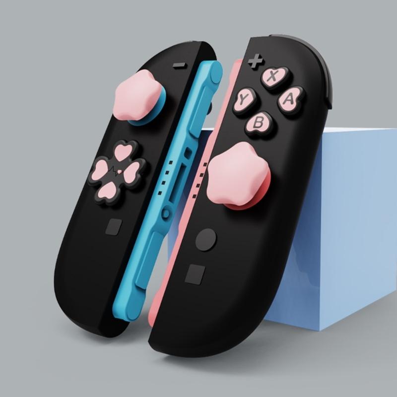 Universelle Silikon-Controller-Knopf-Daumenstick-Schutzhüllen Verschleißfeste Joystick-Abdeckkappen für NSW2 Verbesserte Handhabung
