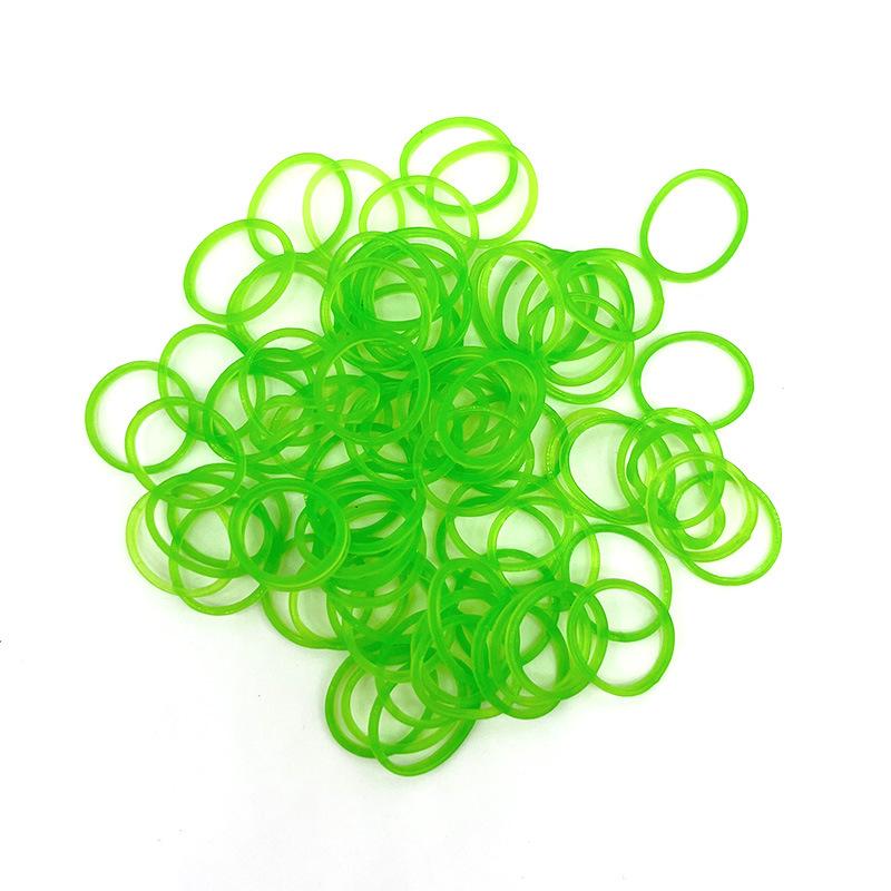 Colorful Rubber Bands Industrial Disposable High Temperature Resistant High Elasticity Children's Handmade Braided Bracelet Hair