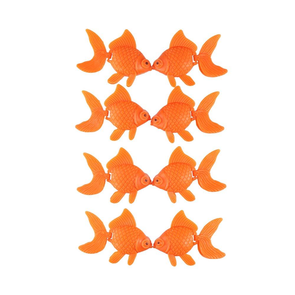 10pcs Lifelike Realistic Goldfish Simulation Moving Goldfish Artificial Fish   Aquarium