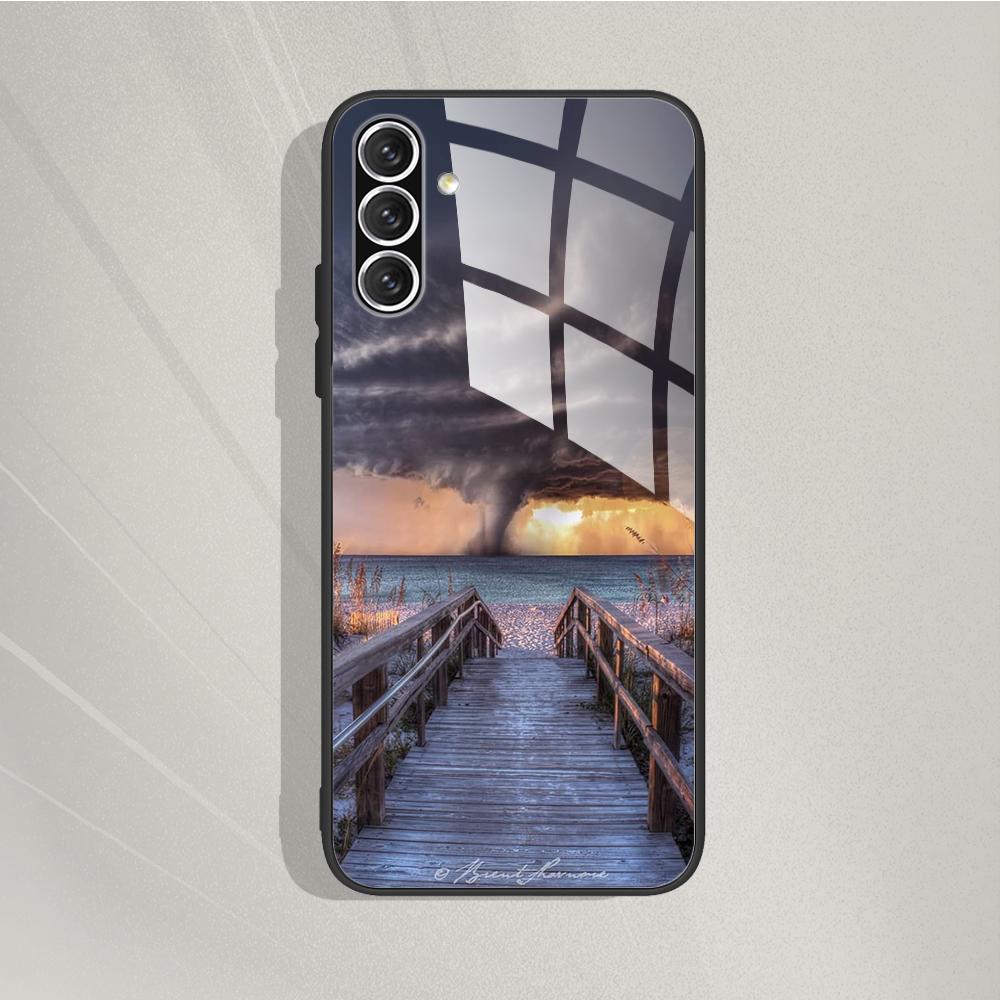 For Samsung Galaxy A05s Case Tempered Glass Case Cover Hard Bumper Couqe For Samsung A05s Phone Back Covers A05 S A057 Fundas