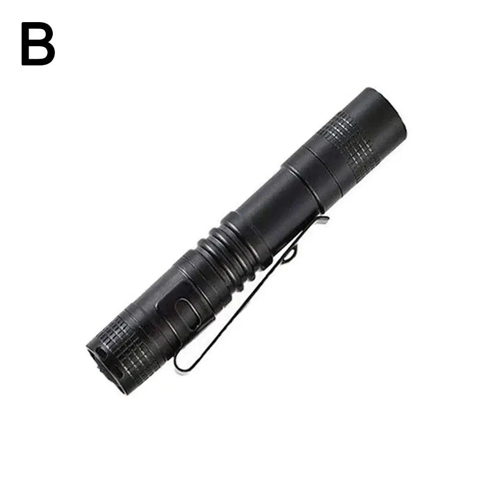 Premium 365nm UV Flashlight for Mineral Detection Currency Verification Pet Stain Check Mini Portable with Pen Clip C3Y8