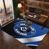 Tappeto in Velluto di Cristallo con Stampa Calcio Hamburger SV, Comodo Assorbente d'Acqua Antiscivolo Tappeto per Pavimenti Interni