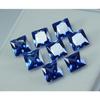 Blue Sapphire CERTIFIED Square Cut Ring Size 8 PCS Natural Loose Gemstone Lot MULTTIQ133