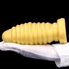 Gold Silikon Weiche Super Große Dicke Saugnapf Anal Expander Anal Plug Fisting Masturbator Großen Dildo Sex Spielzeug