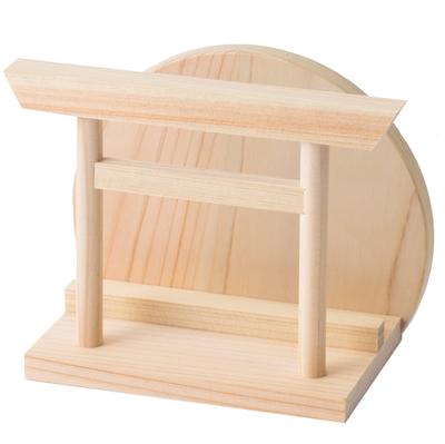 Kamidana no Sato (Schrein-Dorf) Moderner Wandmontierter Shinto-Altar, Stilvoll, mit Ständer für Amulette, Einzelner Schrein, Einfach zu Bedienen, für Neue Anfänger, Pr
