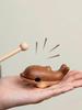 Mokugyo Mokugyo Mokugyo drum Buddhist altar instrument Healing goods Gift Cute (wooden fish) (wooden fish)
