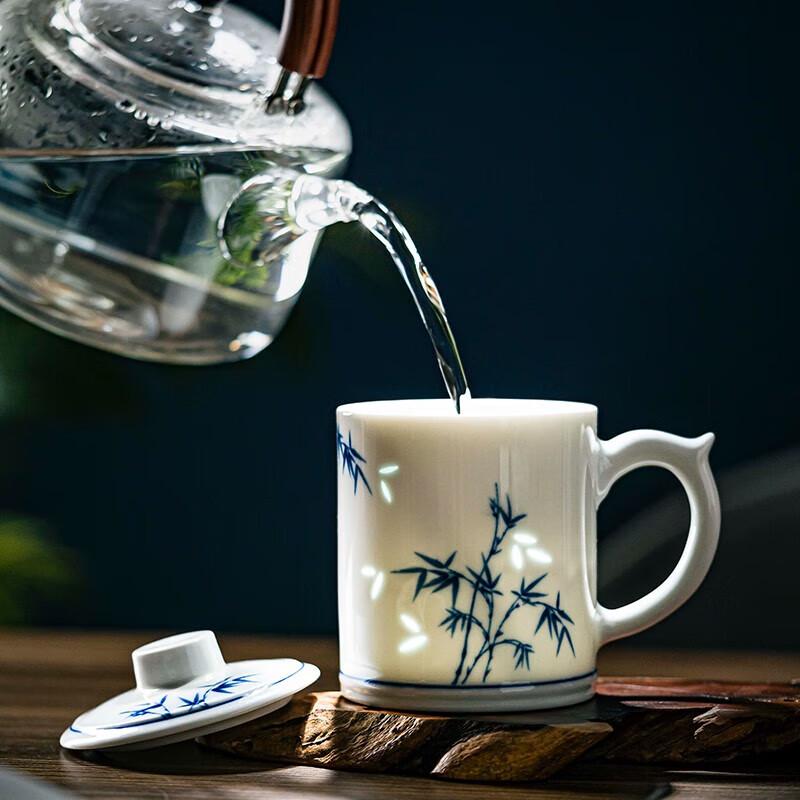 Jingdezhen Ceramic Tea Cup with Filter