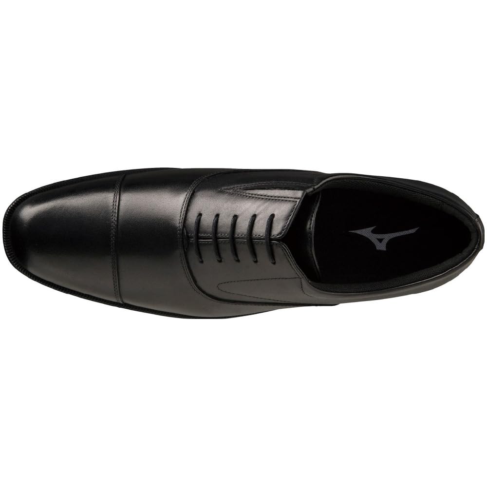 Exlite ST 2 Business Wide Casual Leather 3E [Mizuno] Shoes, Fit, Lightweight, Shoes, Men's, Black, 26.5 cm,