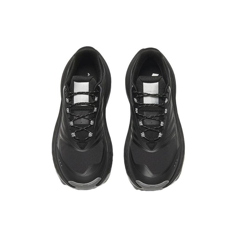 Anta Abrasion Resistant Breathable Low Top Casual Running Shoes Men's Black Sneakers 912345588-2