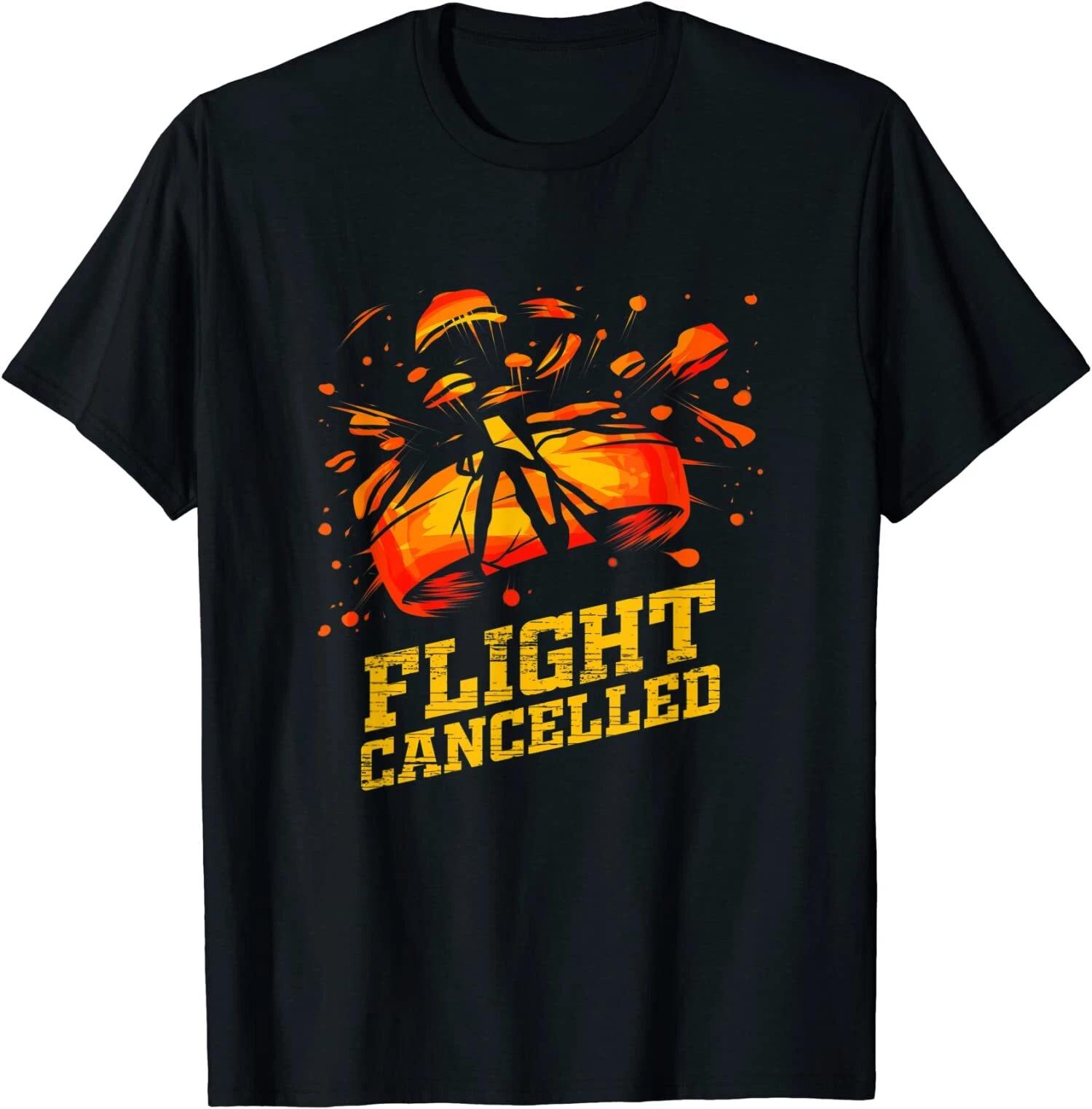 Skeet Shooting Flight Canceled Trap Shooting Clay Pigeon T-Shirt M