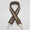Correa de Bolso Cruzado Colorida Ajustable para Mujer - Correa de Hombro de Tejido Rayado Ancho Extendido