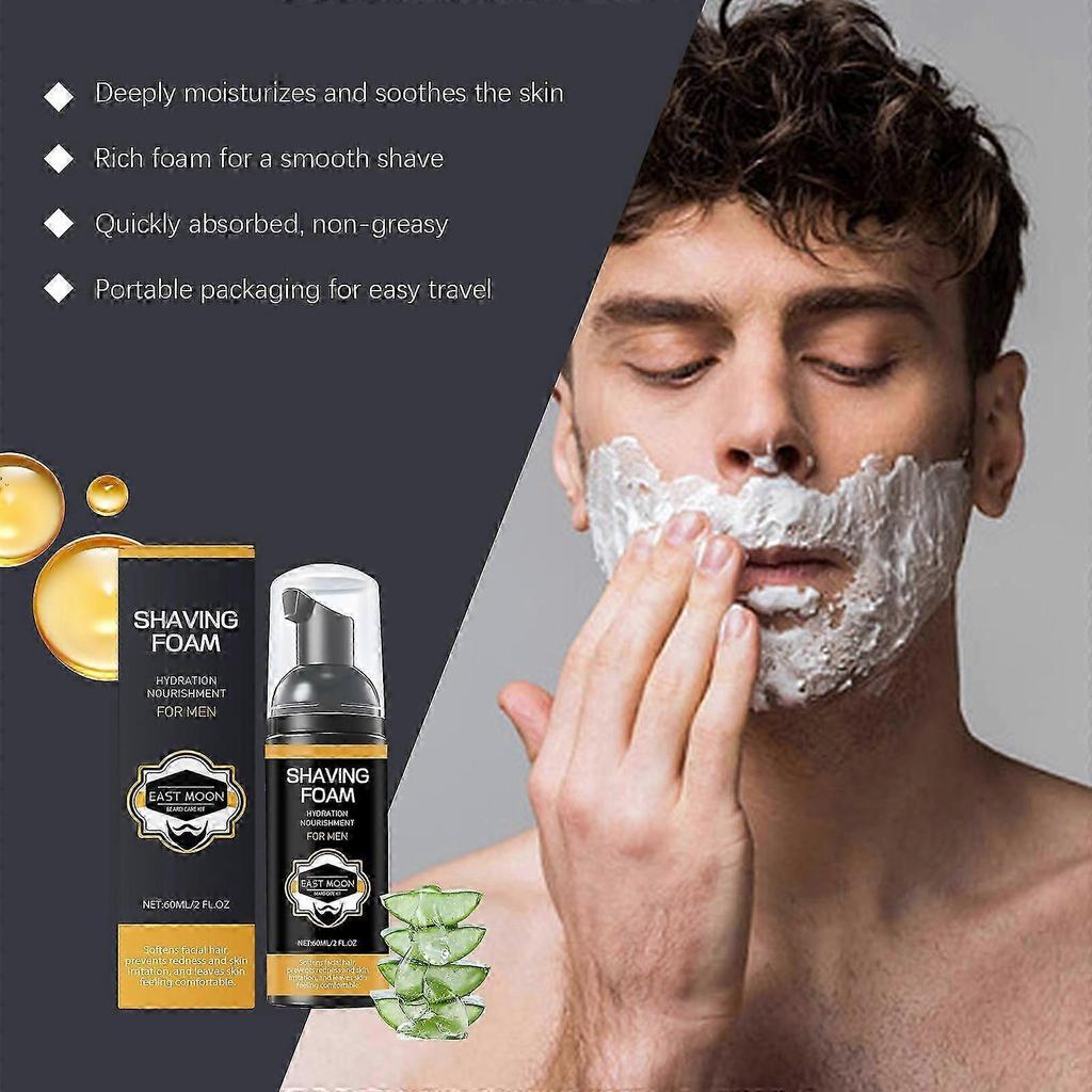 Hydrating Pre-Shave Foam for Smooth, Soothing Shave Suitable for All Razors