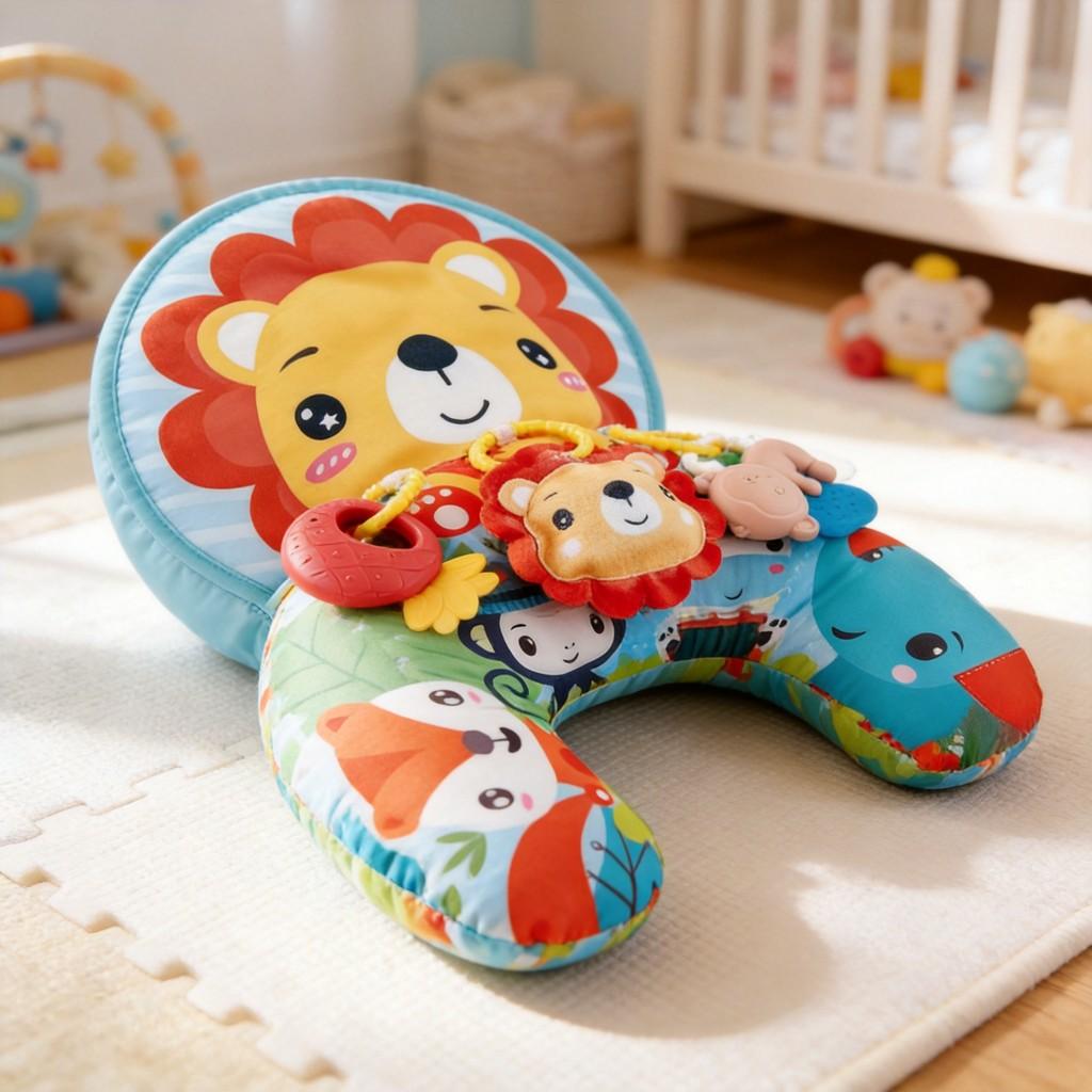 Infant Ushaped Tummy Trainer Pillow With Early Education Features For Babies