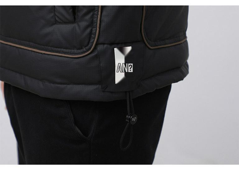 Men's 2025 Autumn/Winter White Duck Down Jacket - Thick Warm Stand Collar Outerwear