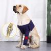 Pet Dogs Denim Anti-licking Protector Sleeve Breathable Support Brace With Magic Stickers For Front