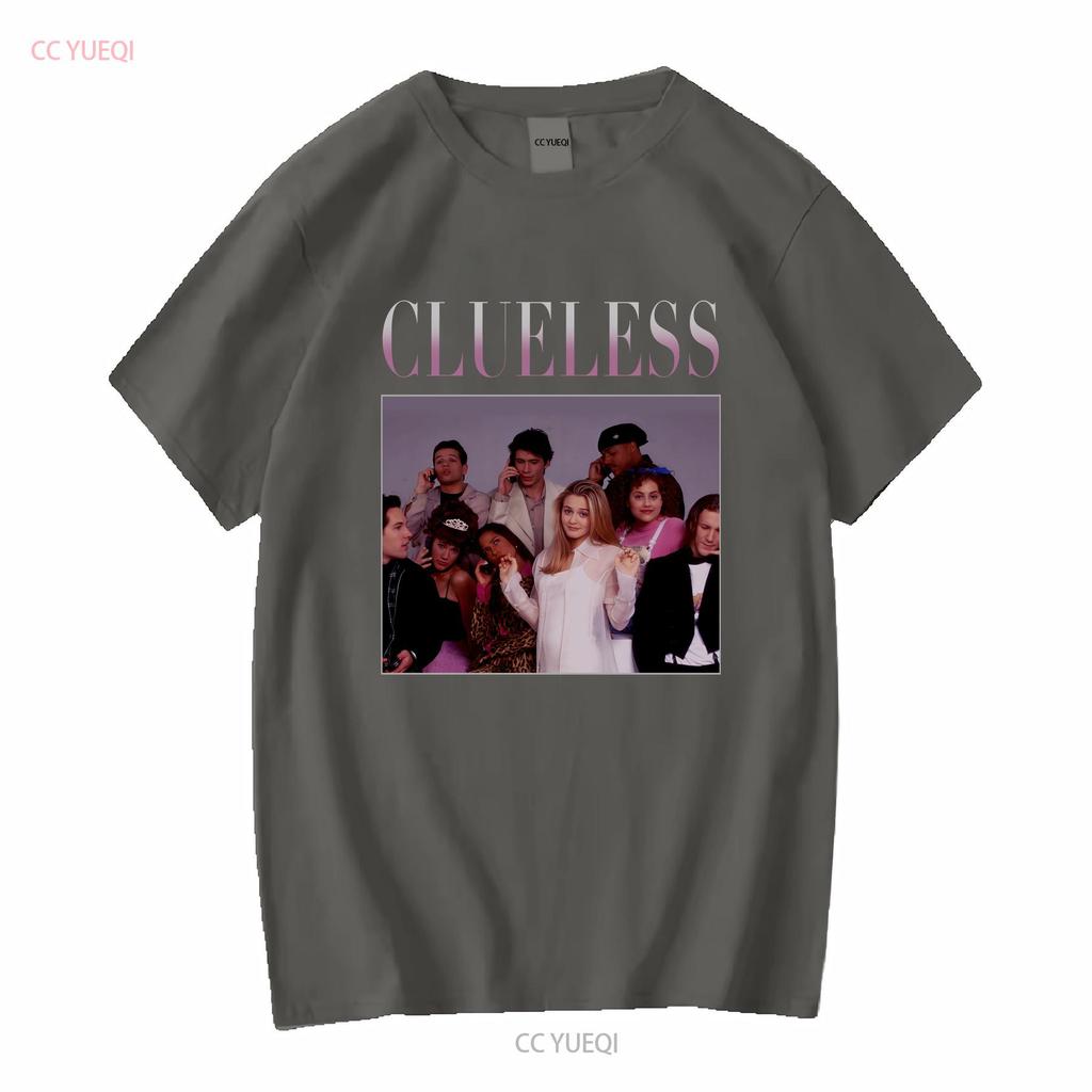 Clueless Movie Characters Vintage T Shirt vintage Washed graphic designer clothes homme Unisex Stretched Breathable streetwear