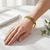 Enamel Vintage Cloisonne Bangle Big Floral Leaf Women's Hand Bracelet Chinese Flower Bangle  Ladies