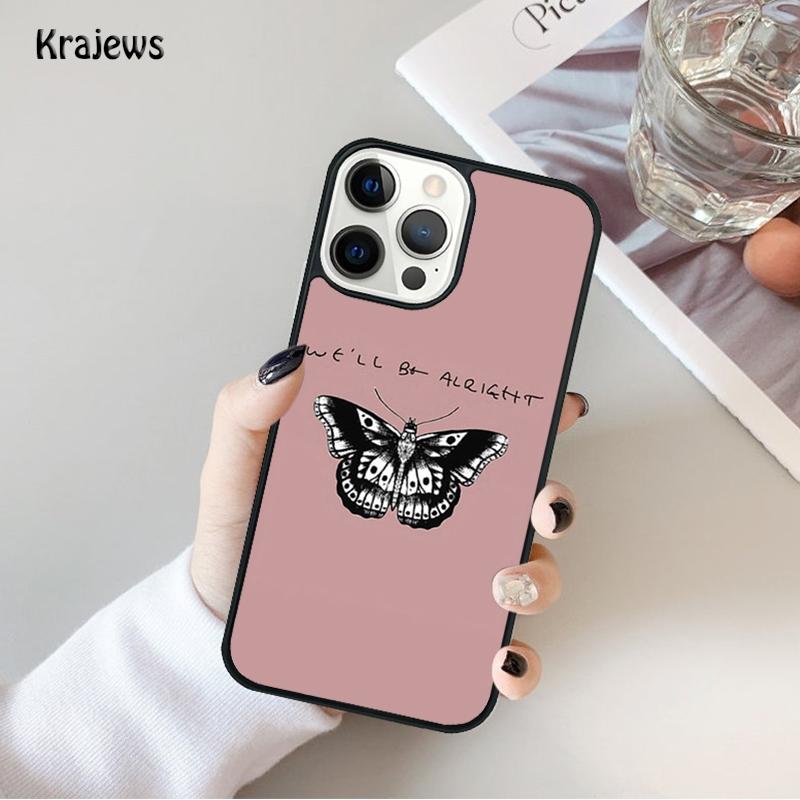 Butterfly Aesthetic Phone Case For iPhone 17 Air 16 15 14 Max Plus 11 12 13 Pro Max Phone Cover coque