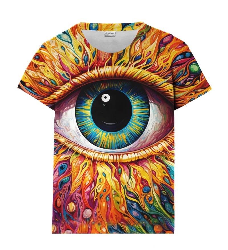 New Cool Graffiti 3D Printed T-shirt Hip-hop Chroma Round Neck Short-sleeved Street Painting Fashion Men's Women's Tops Clothing