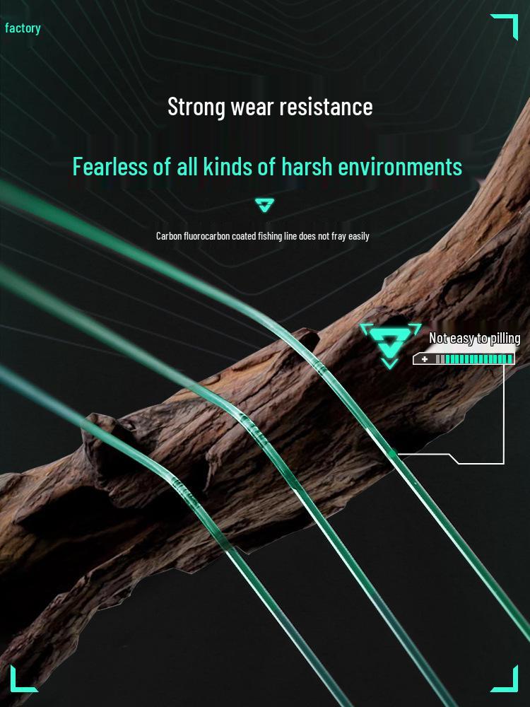 120m Fluorocarbon Fishing Line: Strong, High-Tensile Leader for Sea Rods