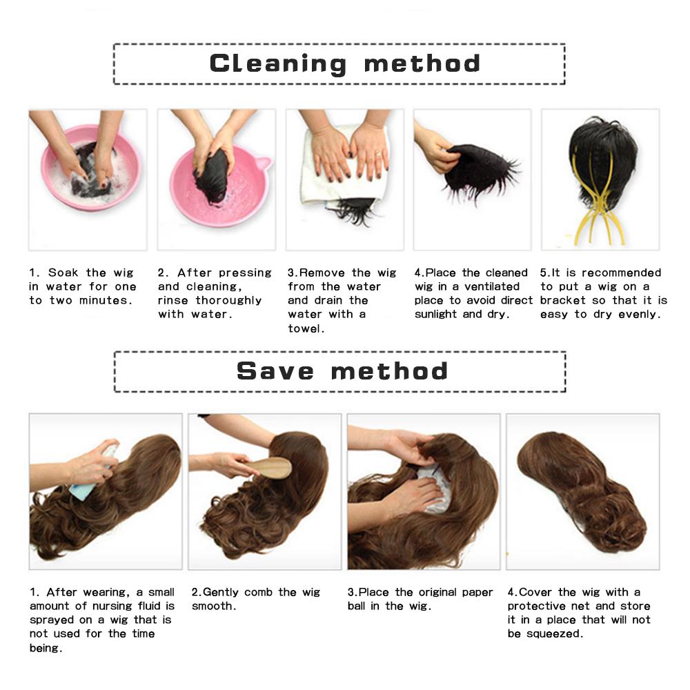 Women's Fashionable Short Hair Curly Hair Bangs Loose Synthetic Cosplay Fluffy Natural Women's Brown Wig